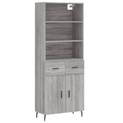 Helloshop26 - Buffet bahut commode armoire meuble de rangement organisateur cuisine salle de séjour salon haut sonoma 69,5 x 34 x 02_0035537 - 300021_0