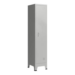 Helloshop26 - Casier de bureau armoire meuble de rangement pour bureau atelier chambre acier métallique avec 1 porte acier laqué 180 03_0006345 - 30_0
