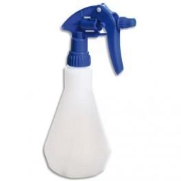 HYGIENE PISTOLET PULVÉRISATEUR 500ML VIDE, FACON TRANSPARENT AVEC TÊTE BLEU