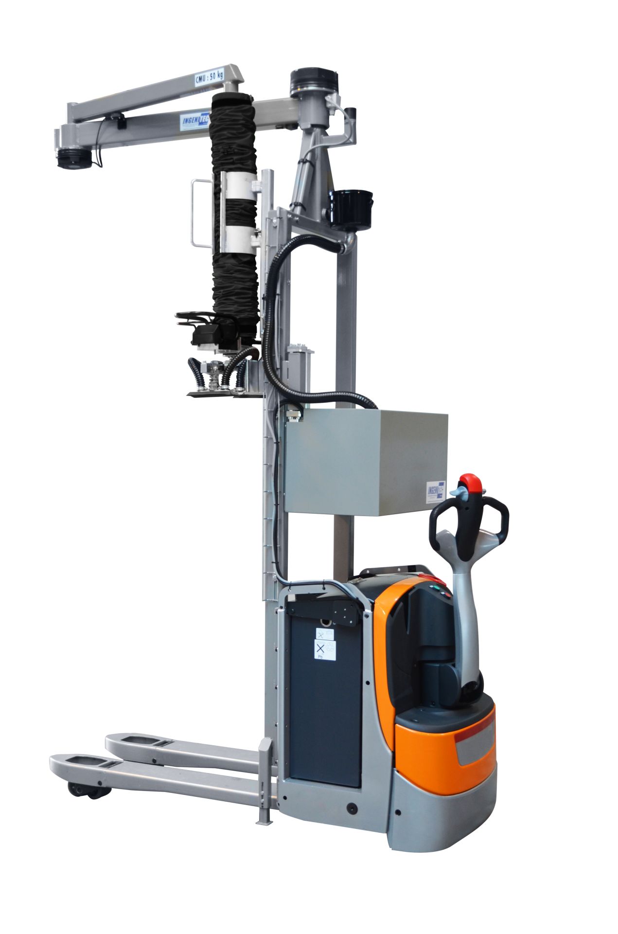 Manipulateur embarqué TEC MOVE LIFT Ingenitec - système de levage autonome avec potence articulée et préhenseur ventouse_0