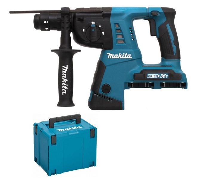 Perforateur SDS-Plus sans fil 36V 2,5J - Coffret Makpac - Mandrin interchangeable - Makita DHR264ZJ - 749708_0