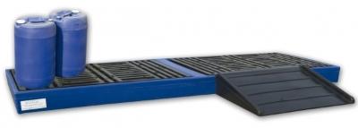 Plancher de rétention - 300 L - Polyéthylène - Dimensions 2610 x 895 x 150 mm - RMVBF4SDI_0