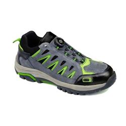 Portwest - Baskets de sécurité basses à laçage rapide Steelite S1P HRO Gris / Vert Taille 45 - 45 gris matière synthétique 5036108365937_0
