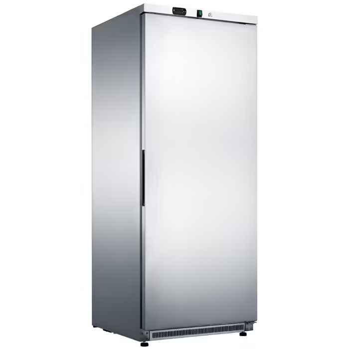 Réfrigérateur - 600 L - 4 étagères réglables - acier inoxydable- MAXIMA_0