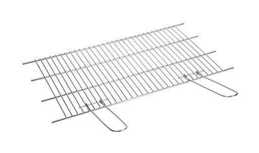 02758 GRILLE DE BARBECUE INOXYDABLE AVEC MANCHES BOIS 80 X Sauvic 02758 Grille de Barbecue Inoxydable avec Manches Bois