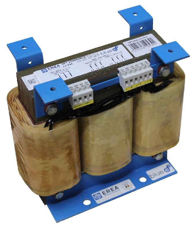 Transformateur triphasé SPT 2500/D/BTE - 2500VA - 400V/230V - Protection IP00 - Énergie efficace_0