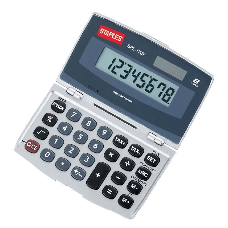 STAPLES CALCULATRICE SPL-170X AVEC ÉCRAN INCLINABLE