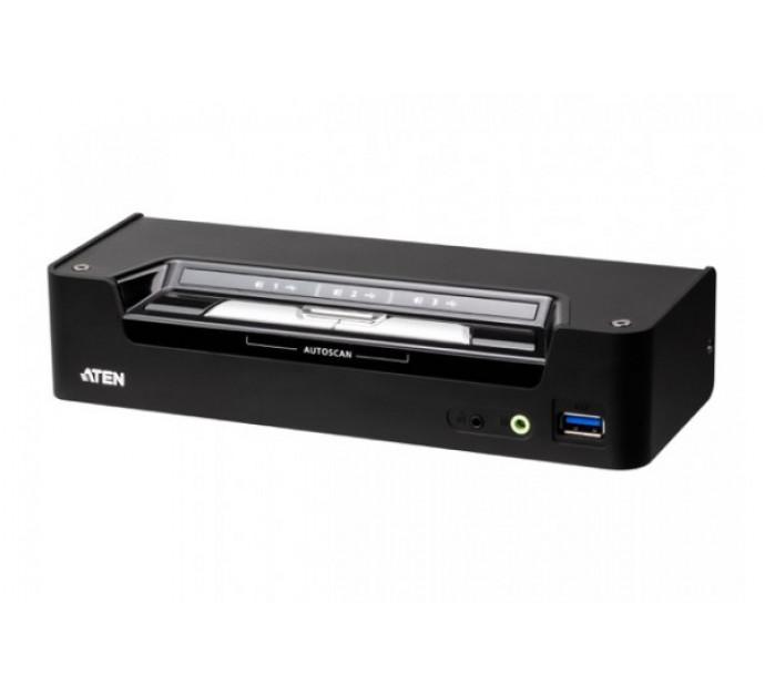 Aten CS1953 - Switch KVM 3 ports DisplayPort/USB-C et USB-A - Qualité vidéo 4K et hub USB 3.1_0