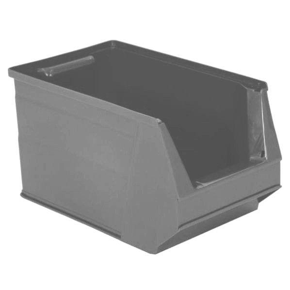 Bac à bec 350 x 200 mm - Gris - 13L - Polyéthylène indéformable - Lot de 10 - Rolléco_0