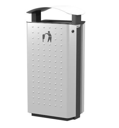Citypole - corbeille à déchets élégante et robuste - Bammens_0