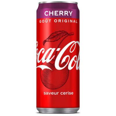 Coca-Cola Cherry saveur cerise - Lot de 24 canettes 33 cl_0