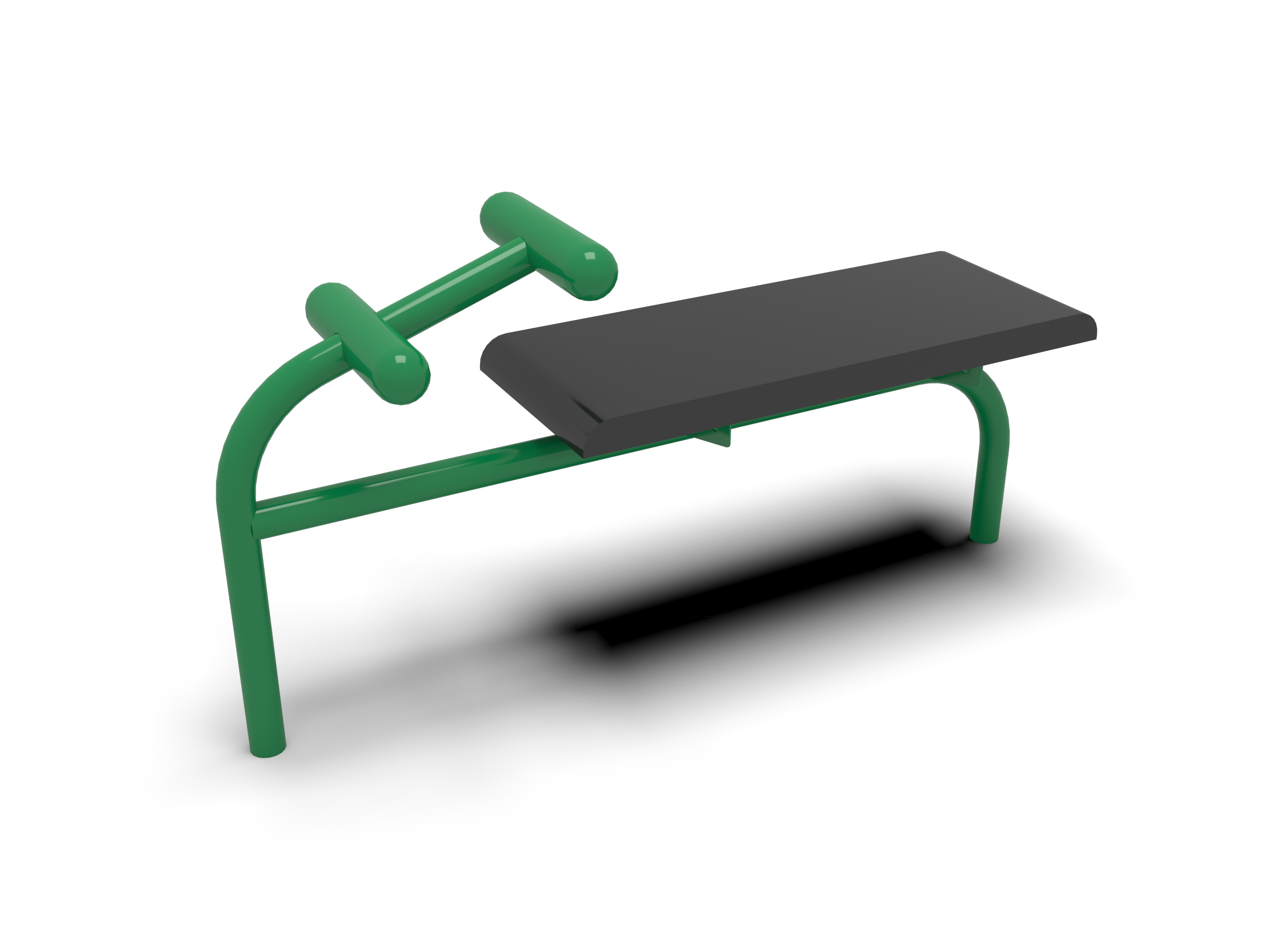 Equipement de fitness extérieur - Gym Single Sit Up - 8036734 - Hags - Renforcement musculaire et stabilité du tronc_0
