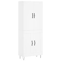 Helloshop26 - Buffet bahut commode armoire meuble de rangement organisateur cuisine salle de séjour salon haut 69,5 x 34 x 180 cm 02_0032755 - 300021_0