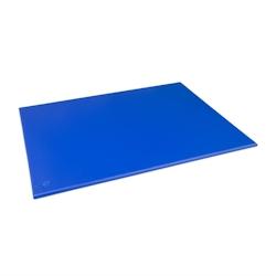 Planche à découper 600 x 450 x 12 mm haute densité bleu - Hygiplas - bleu plastique J009_0