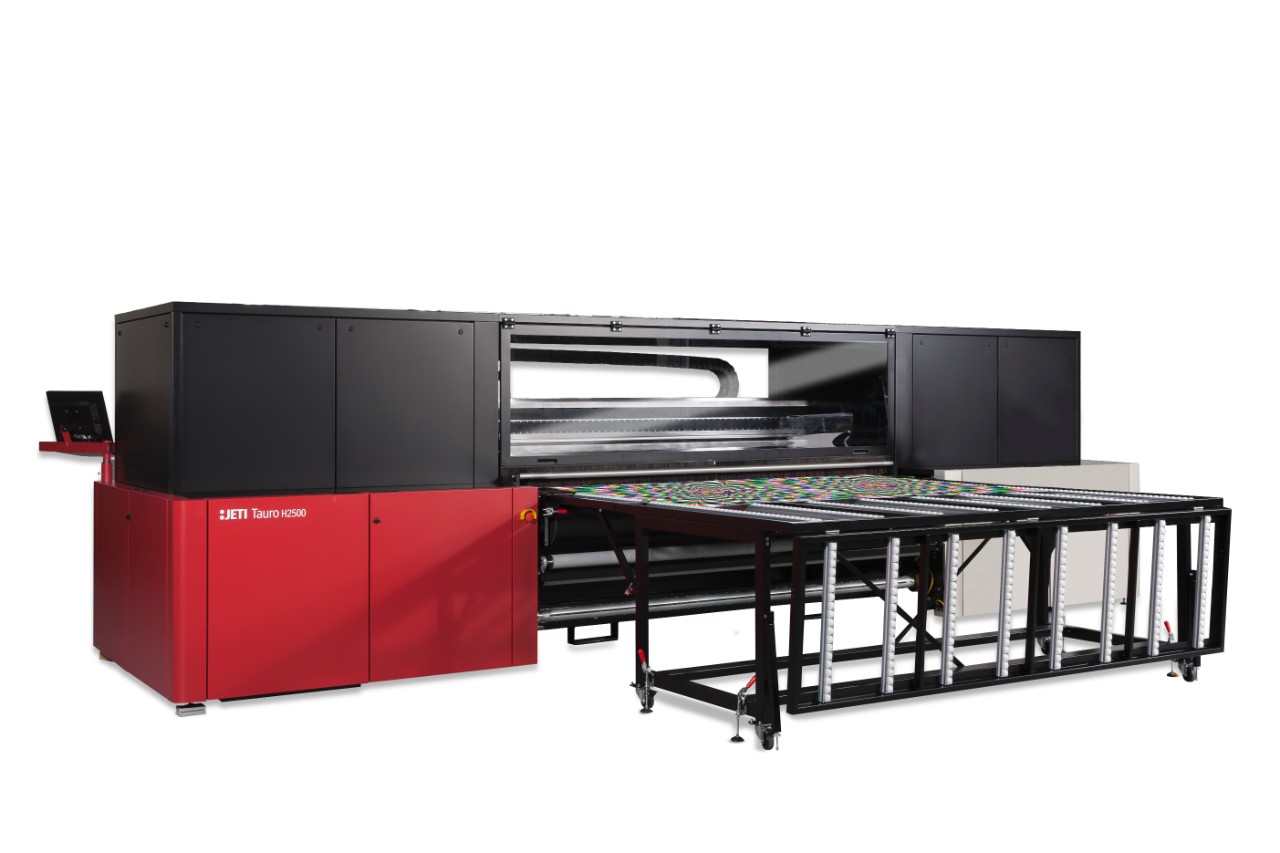 Imprimantes sublimation Jeti Tauro - hybride haut de gamme avec 2,5m de laize et 275 m²/h_0