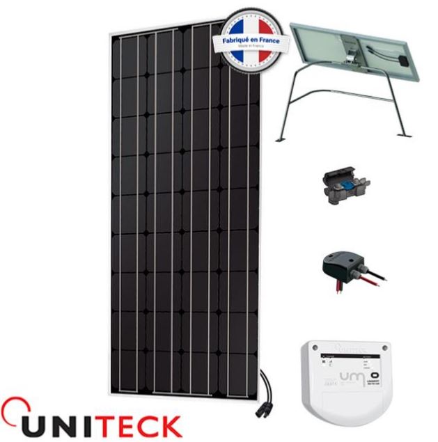 Kit panneau solaire 100w uniteck bateau 12v mppt_0