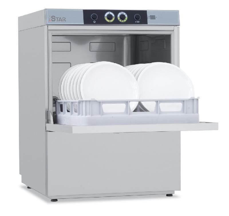 Lave-vaisselle professionnel - 15 litres panier 500 x 500 mm avec pompe de vidange - STAR605DGPV_0