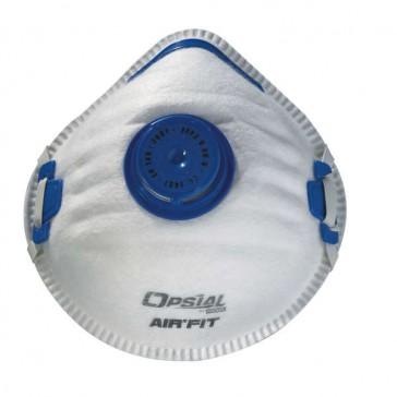 Masque coque Air Fit FFP2D avec soupape Opsial - Protection poussières dangereuses et contaminants biologiques_0