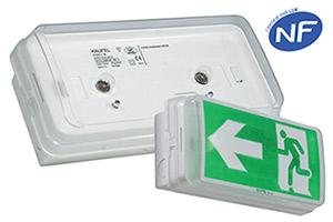 Bloc autonome d'éclairage de sécurité Primo+ - Signalétique évacuation standard - LED - Andrieu_0
