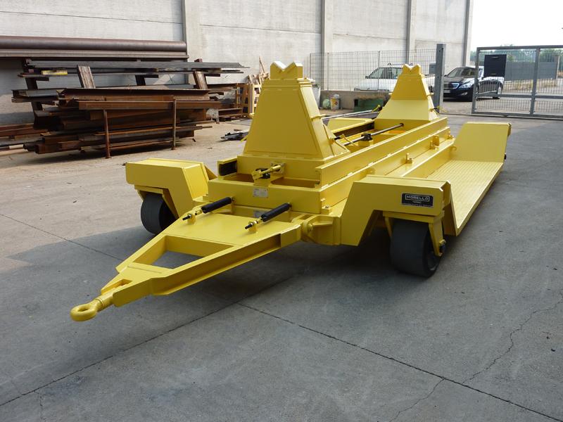 Remorques industrielles trailer PRVS/SGF - 10T - plan de chargement personnalisable, roues variées, essieu directionnel_0