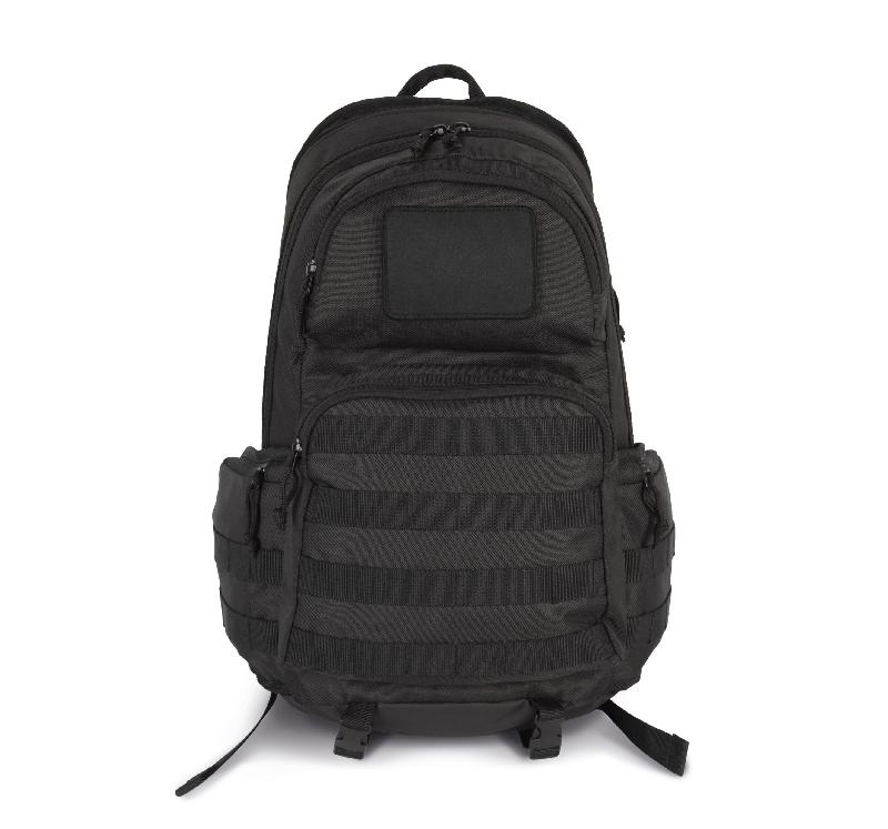 Sac à dos tactique MOLLE style urbain - Réf: KI0179 - Kimood - 100% polyester, compartiments multiples_0