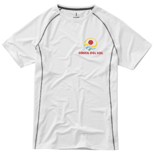 T-shirt Cool Fit manches courtes pour homme Kingston - col ras du cou, tissu extensible et détails réfléchissants_0