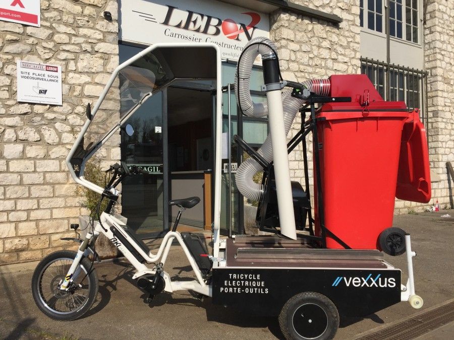 Vexxus aspirateur à déchets électrique aspit - mecagil lebon -  bac 240 l