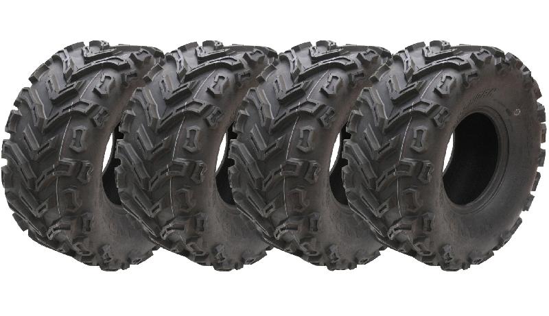 22x10.00-9 ATV Quad Tyres 6ply Wanda P3128 Road Legal Rears 255/65-9 (Set of 4)_0