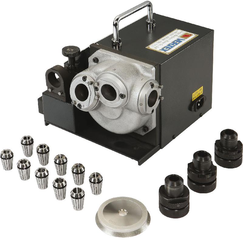 Affûteuse de fraises de ø 4 à 13 mm 4800 rpm 0,45 kW 230V y compris 10 pinces ER20 et meule diamantée Vertex VEG-13A_0