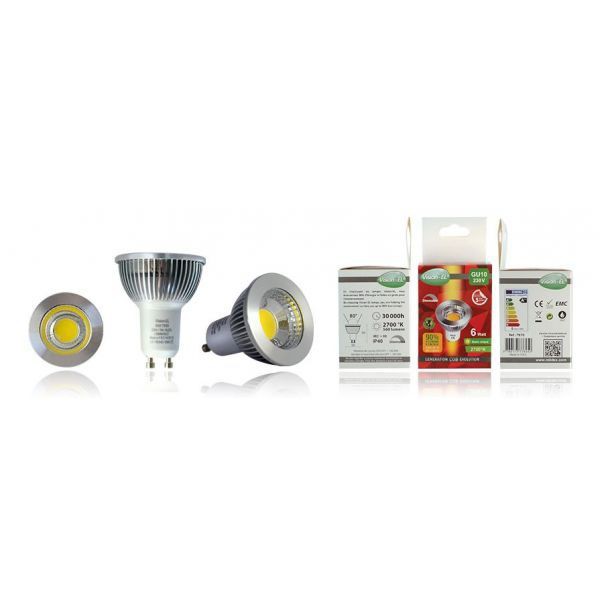 AMPOULE LED VISION-EL 6W GU10 2700K COB BOI 75° NON-DIMMABLE