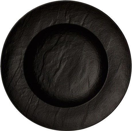 ASSIETTE À PÂTES VULCANIA NOIR 29 CM