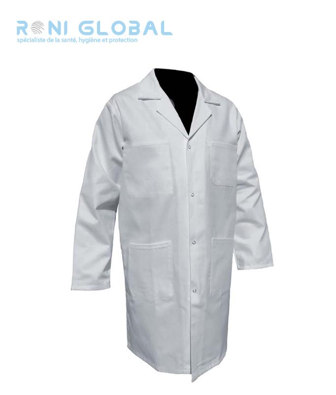 Blouse ambulancier et peintre en coton - PBV - 100% coton Serge 210 gr/m² - Réf. pbv-12AP110_0