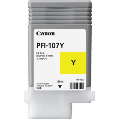 Canon PFI-107 Cartouche d'encre authentique (6708B001) - Jaune_0