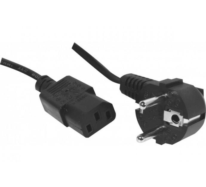 Cordon électrique secteur standard - Noir 0,60m - Fiche française CEE 7/7 vers prise IEC C13 - Certifié NF_0
