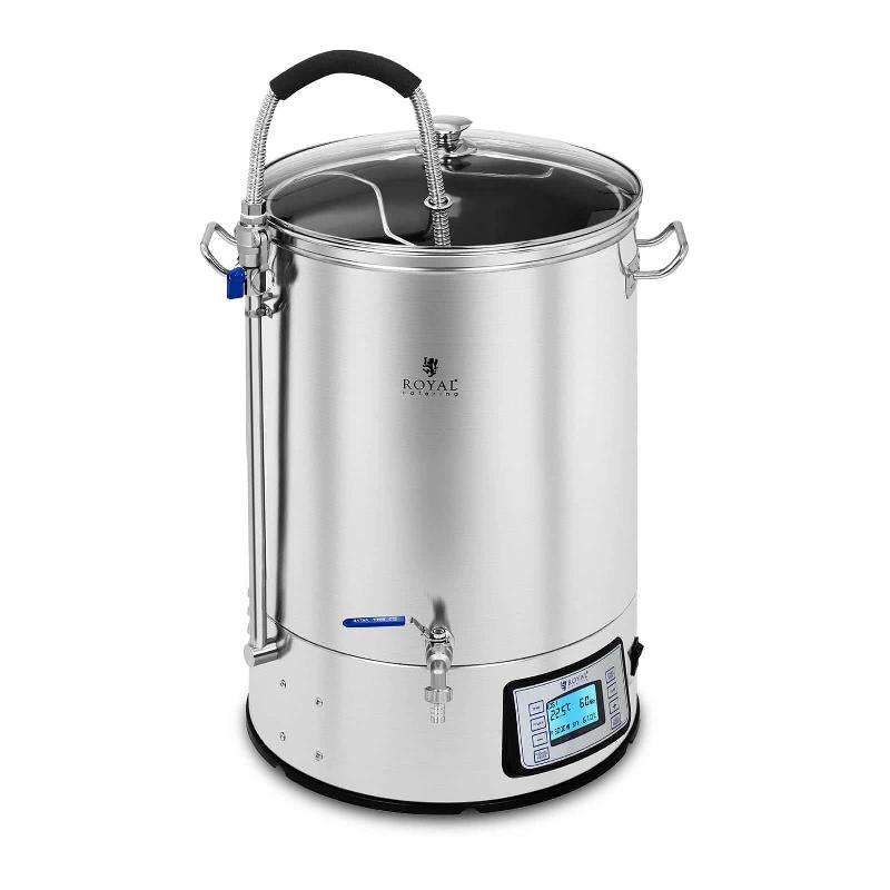 Cuve de brassage professionnelle 40 litres - 2 500 W - acier inoxydable - modèle 14_0004600_0