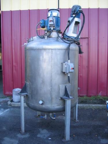 Cuve simple enveloppe agitee 1000 litres d'occasion_0