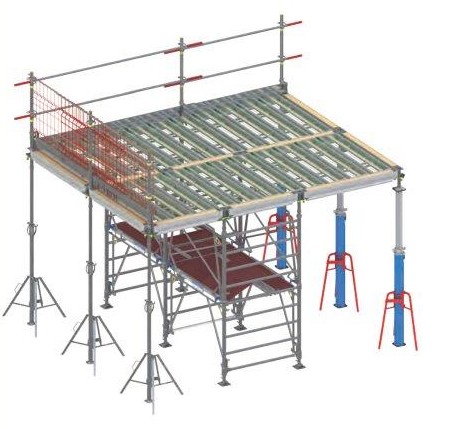 Coffrage horizontal modulaire et sécurisé Dalutec - panneaux grillagés - marque Retotub_0