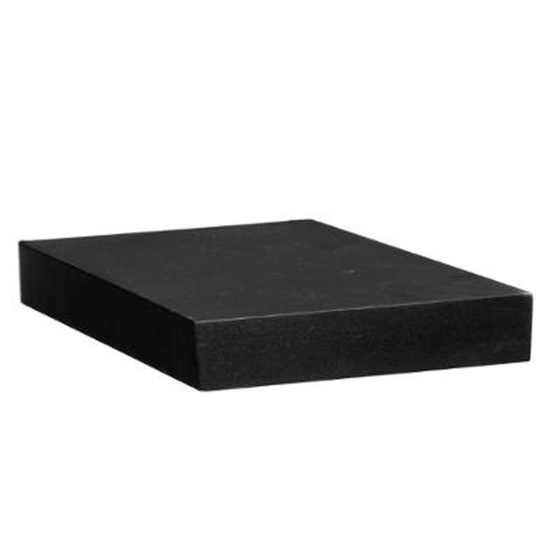 Étagère murale carrée Fixy 24 cm noir - MDF - Paris Prix_0