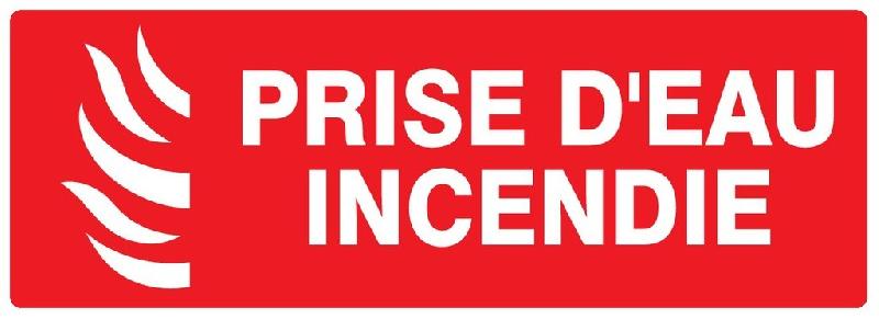 Panneaux adhésifs 330x75 mm prévention incendie - ADPNG-TL08/PEI_0