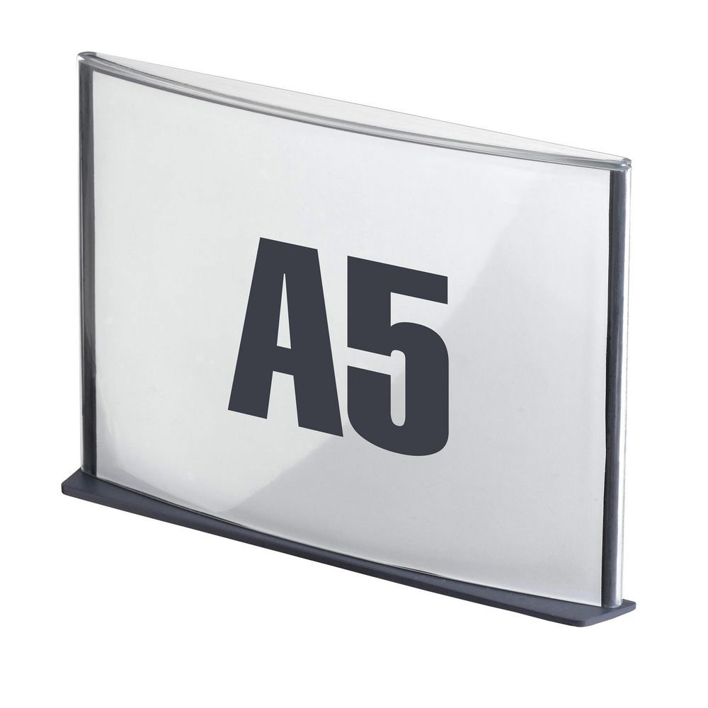 PLAQUE DE PORTE FORMAT A5 COLORIS ANTHRACITE