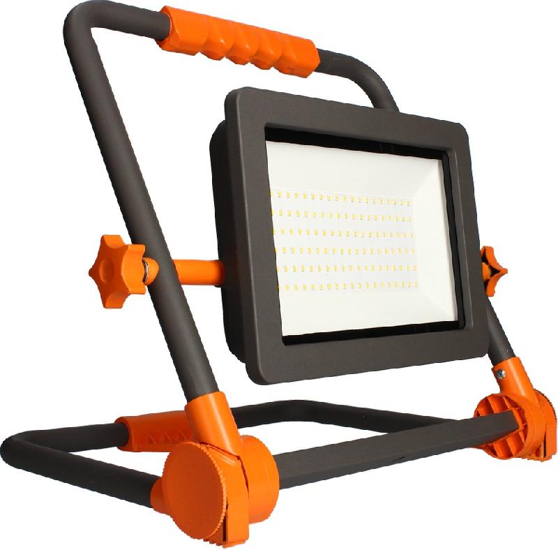 Projecteur de chantier LED pliable 100W - 8500lm - Compatible trépied - IP65_0