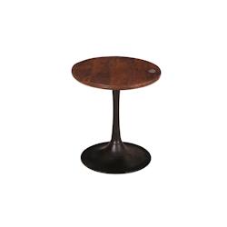 SIT Möbel Table d'appoint Tom Tailor 40x40cm|Table basse moderne T-Modern petite|Bois de manguier|L40xP40xH42cm|Plateau marron antique - multicolore_0