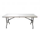 Table pliante en HPDE 122 x 61 cm - protection UV - usage intérieur/extérieur_0