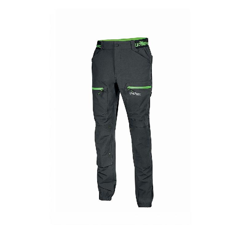 U-POWER Pantalon de travail été stretch HORIZON Gris/Vert M - FR (42) - EU (48) - M multicolore multi-matériau 8033546521410_0