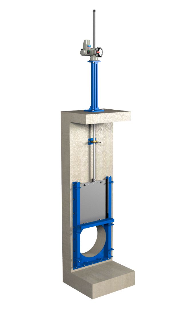 Vannes murales sur mesure - acier ou inox - étanchéité 1 ou 2 sens - commande manuelle, pneumatique, hydraulique ou électrique_0
