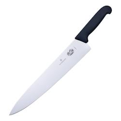 Victorinox - Couteau de chef en inox 280 mm - Manche Fibrox antidérapant - Noir_0