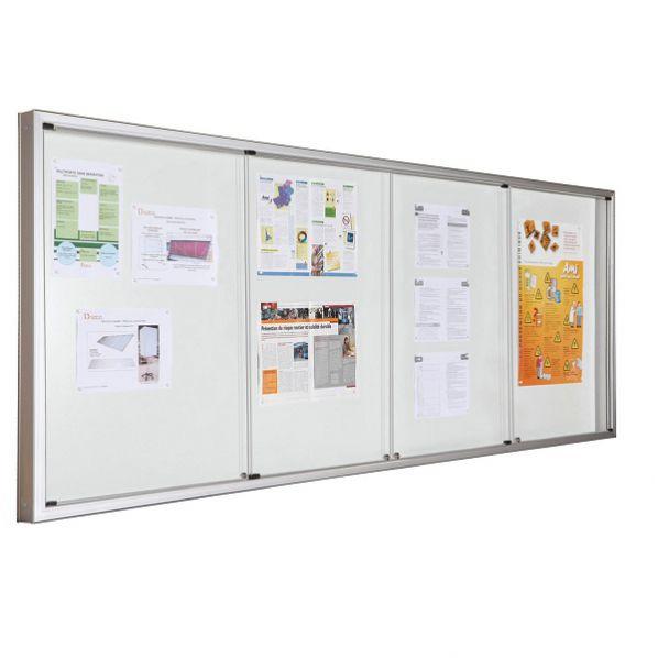 Vitrine multiportes sans séparation 2x9 A4_0