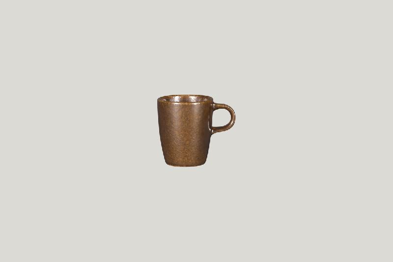 TASSE À EXPRESSO ROND BRONZE PORCELAINE 9 CL Ø 5,5 CM RAKSTONE EASE