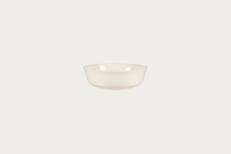 BOL À CÉRÉALES BAS ROND IVOIRE PORCELAINE Ø 15 CM BRAVURA RAK