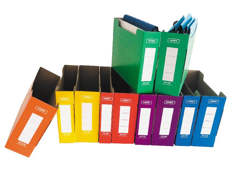 Étui de classement rapido - 189600 – Bleu - 22 x 33 x 6 cm_0